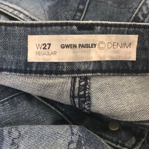 Cubas AS Gwen Paisley Crop Skinny Jeans Size 27 - Picture 8 of 10
